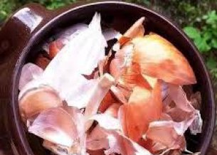 Queimar casca de cebola